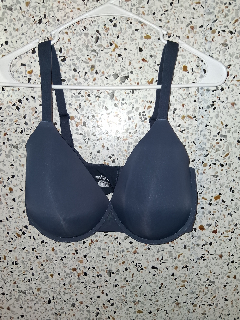 Women's Modern Movement Bra Navy Blue Has Wires And Padding Size 36G